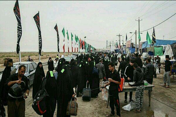 تصویر احتمال گشایش مرز خسروی برای زائران اربعین حسینی علیه السلام