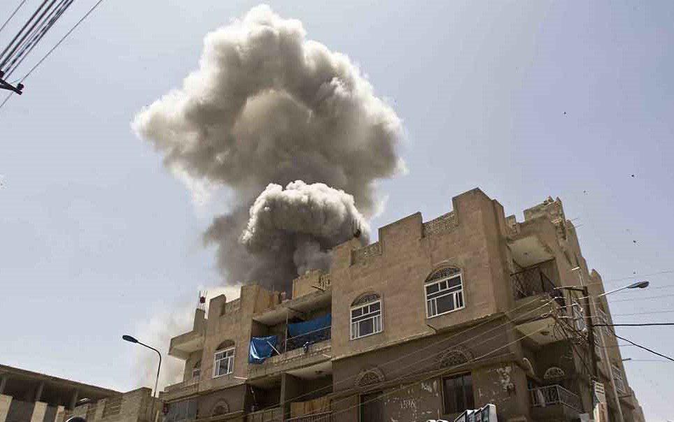 تصویر ۳ شهید در حمله جنگنده‌های سعودی به یمن