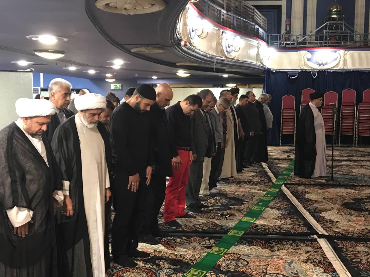 تصویر گزارش تصویری – نماز عید سعید غدیر در حسینیه رسول الاعظم – کربلایی‌های مقیم لندن