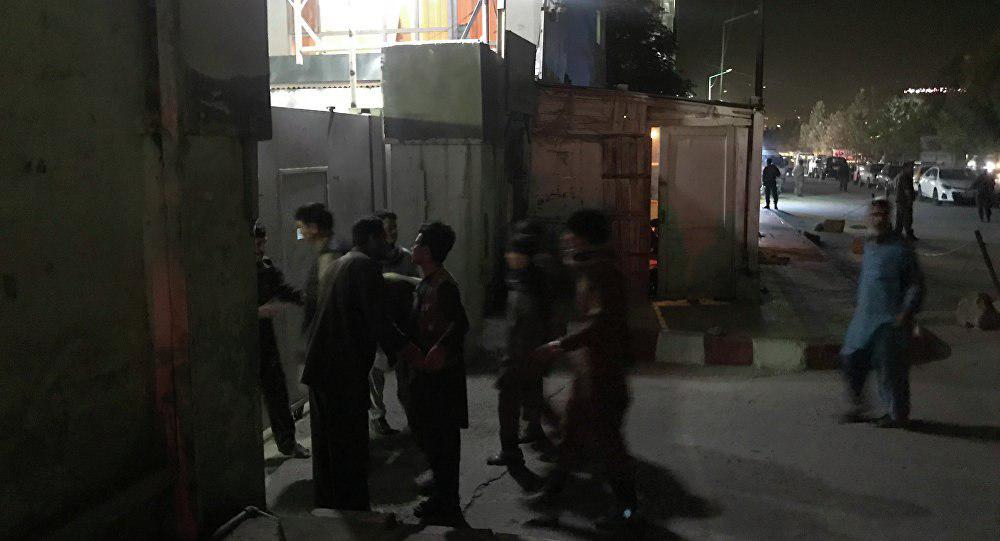 تصویر حمله تروریستی به یک باشگاه ورزشی در منطقه شیعه نشین کابل
