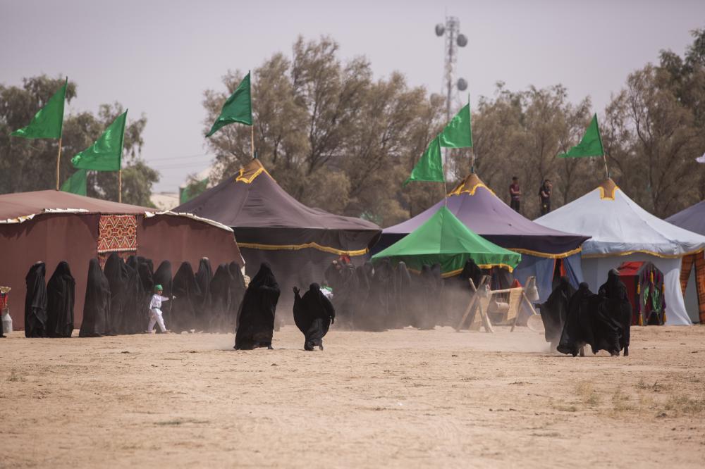 تصویر گزارش تصویری ـ مراسم تعزیه واقعه عاشورا در شهر دیوانیه عراق
