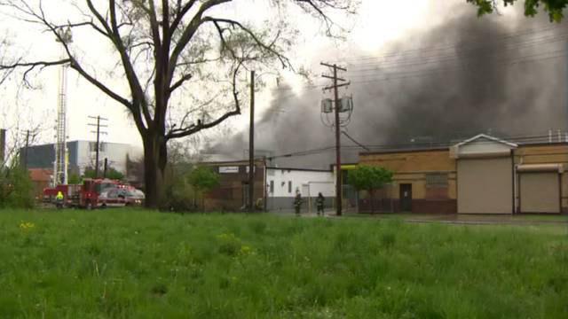 تصویر دو آتش سوزی در مسجد شهر دیترویت در روزهای اخیر
