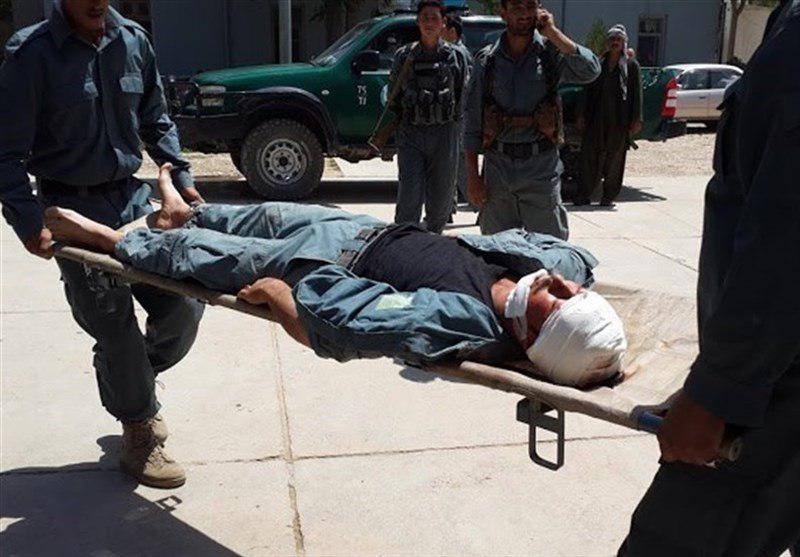 تصویر حمله عامل نفوذی به پلیس در جنوب افغانستان
