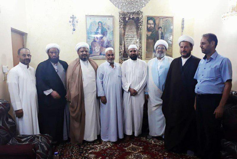 تصویر دیدار مدیر مرکز امام صادق علیه السلام با شخصیت های دینی و اجتماعی شهر بغداد