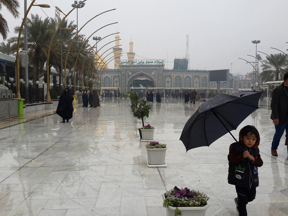 تصویر احتمال هوای بارانی در اربعین حسینی
