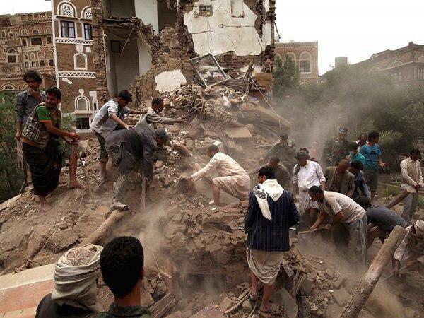تصویر ادامه حملات سعودی به غیر نظامیان در یمن
