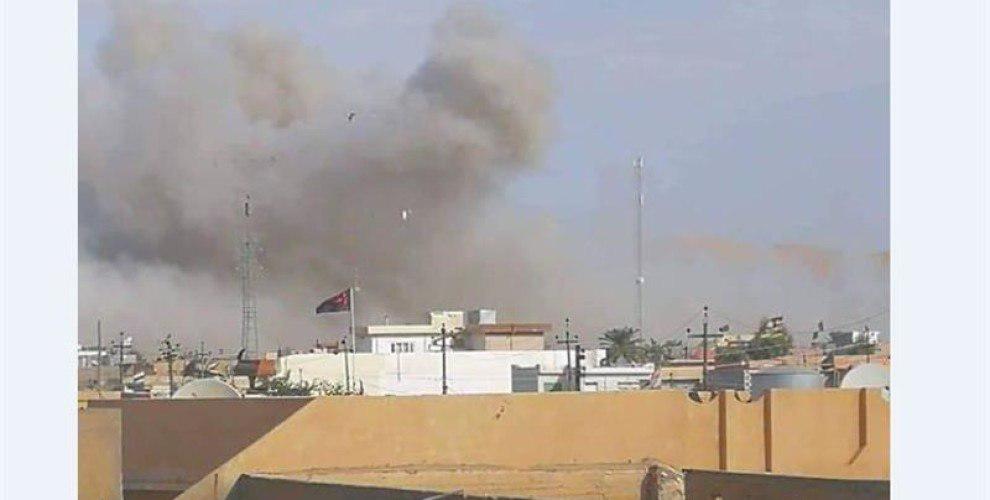 تصویر انفجار در انبار مهمات نیروهای الحشدالشعبی