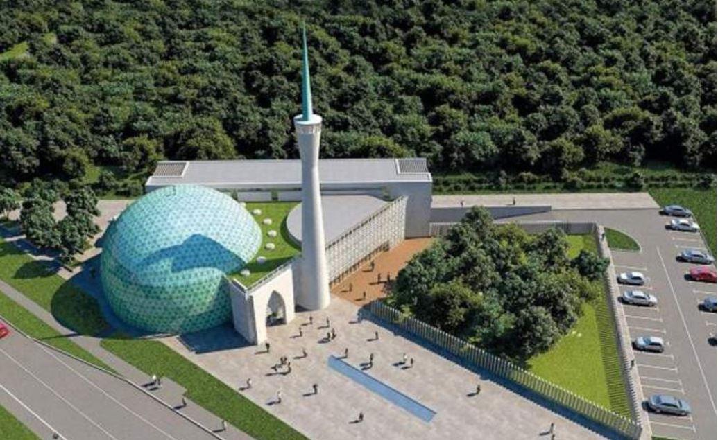 تصویر مسجد سازگار با محیط زیست در کرواسی ساخته می شود