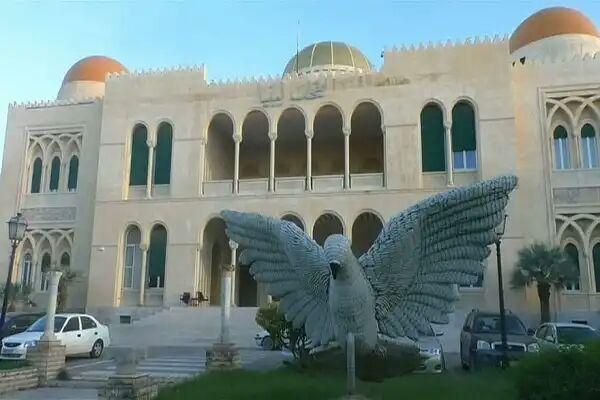 تصویر تبدیل کاخ سلطنتی لیبی به نمایشگاه خوشنویسی اسلامی