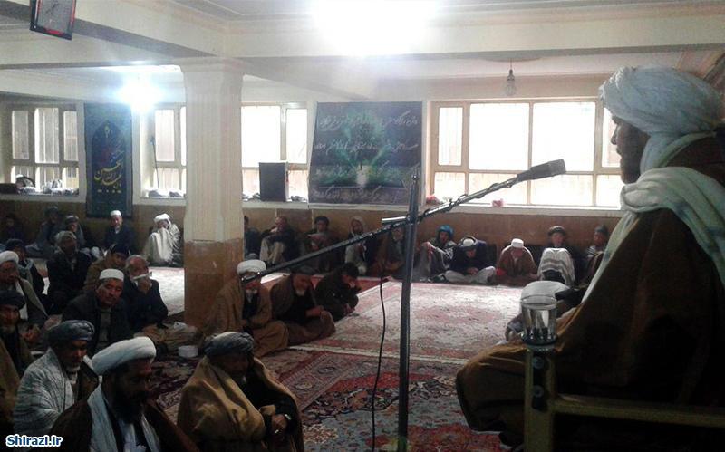 تصویر برگزاری جلسه هفتگی دفتر آیت الله العظمی شیرازی در کابل پایتخت افغانستان