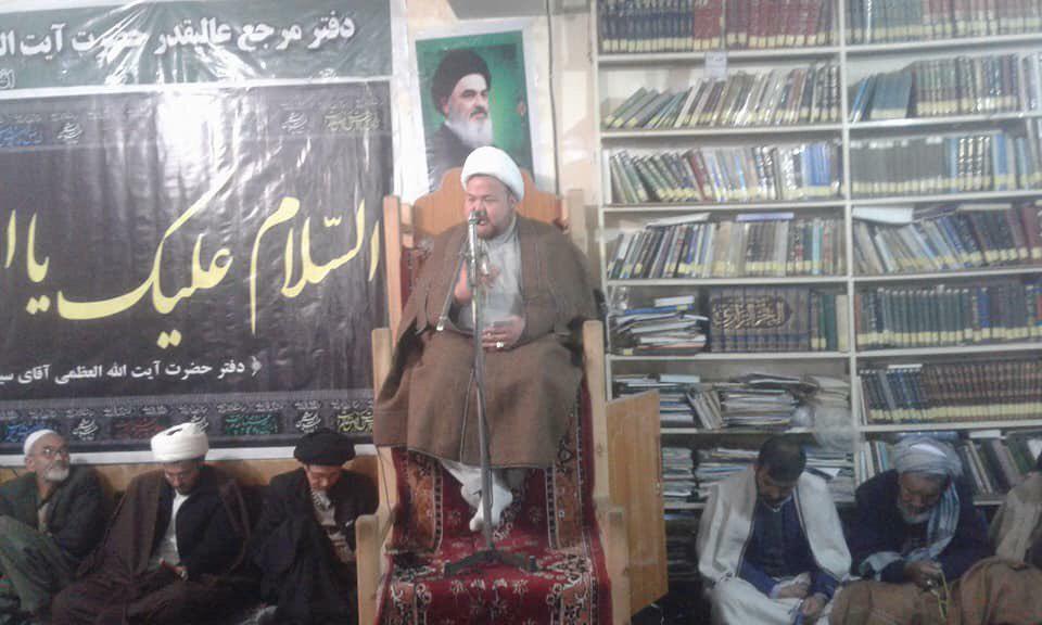 تصویر برگزاری جلسات هفتگی دفتر مرجعیت شیعه در پایتخت افغانستان