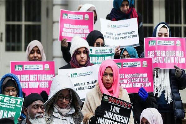 تصویر بزرگداشت روز جهانی حجاب در نیویورک