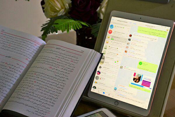 تصویر استقبال بانوان عراقی از آموزش تلگرامی قرآن