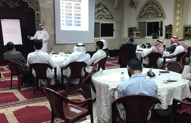 تصویر برگزاری کارگاه آموزشی عوامل موفقیت فعالیتی از مرکز مشکات در شهر صفوای عربستان