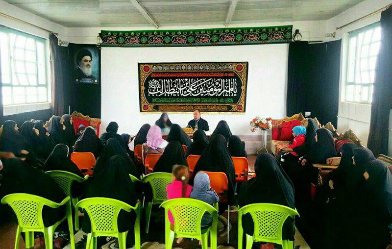 تصویر برگزاری دهمین گردهمایی بخش بانوان مرکز اندیشه اسلامی اهل بیت علیهم السلام در شهر بغداد
