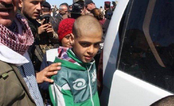 تصویر آزادی 16 کودک ربوده شده توسط داعش به دست نیروهای عراقی