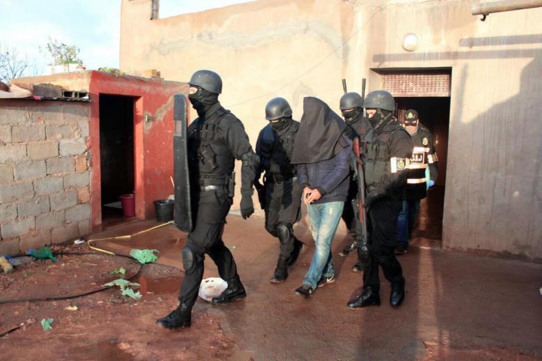 تصویر فروپاشی یک گروه تروریستی در مراکش