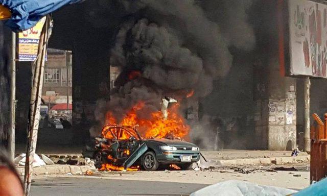 تصویر انفجار در غرب «کابل»
