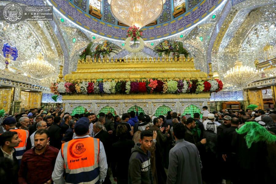 تصویر شرکت ۲ میلیون نفر در زیارت عید مبعث در شهر مقدس نجف