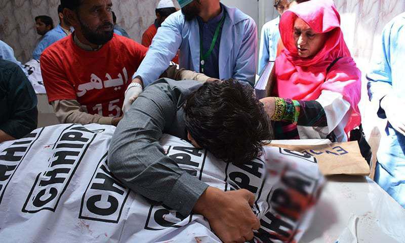 تصویر شهادت 5 تن از شیعیان پاکستان در اثر انفجار