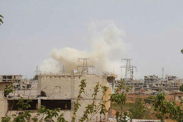 تصویر انفجار در دمشق