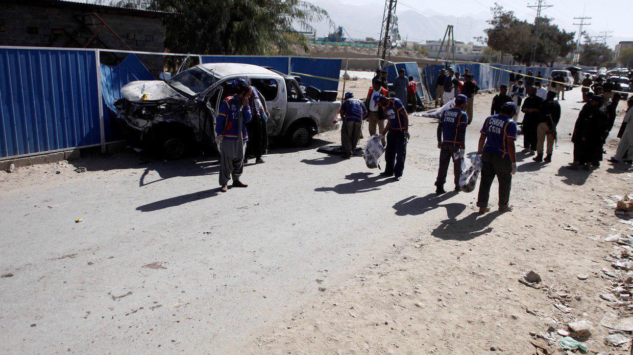 تصویر وقوع سه انفجار تروریستی در کابل پایتخت افغانستان