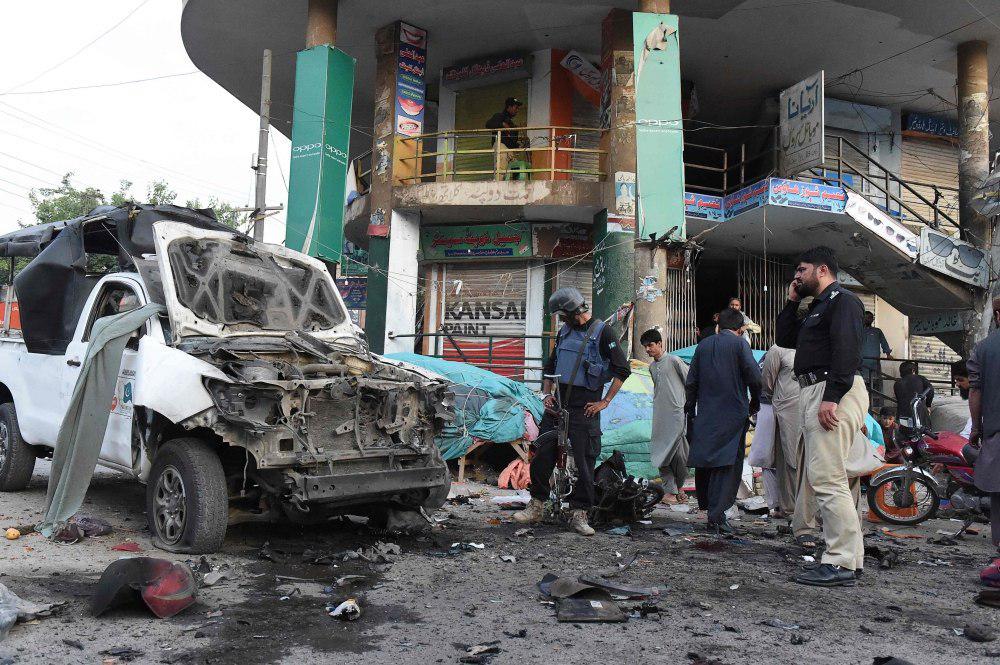 تصویر انفجار در کویته پاکستان