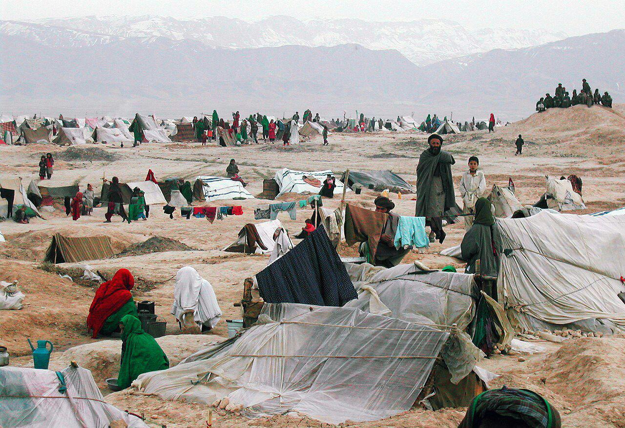 تصویر بحران بیش از ۳ میلیون و ۷۷۸ هزار آواره داخلی در افغانستان