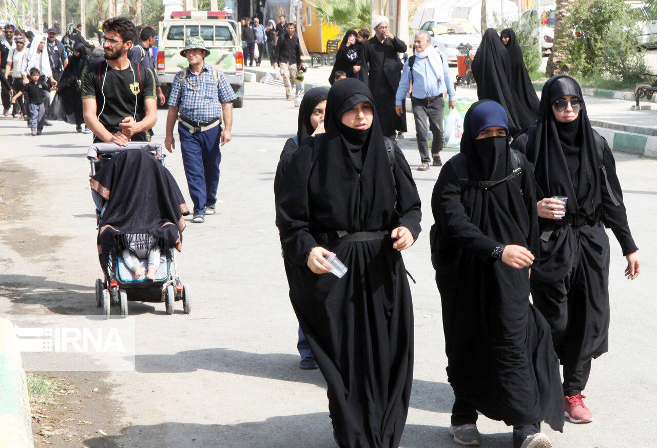 تصویر بازگشت زودهنگام 1.2 میلیون زائر ایرانی پس از انجام پیاده روی اربعین حسینی