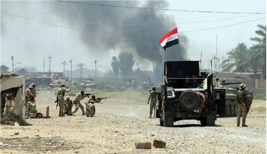 تصویر شهادت ۲ سرباز عراقی در حمله عناصر تروریستی