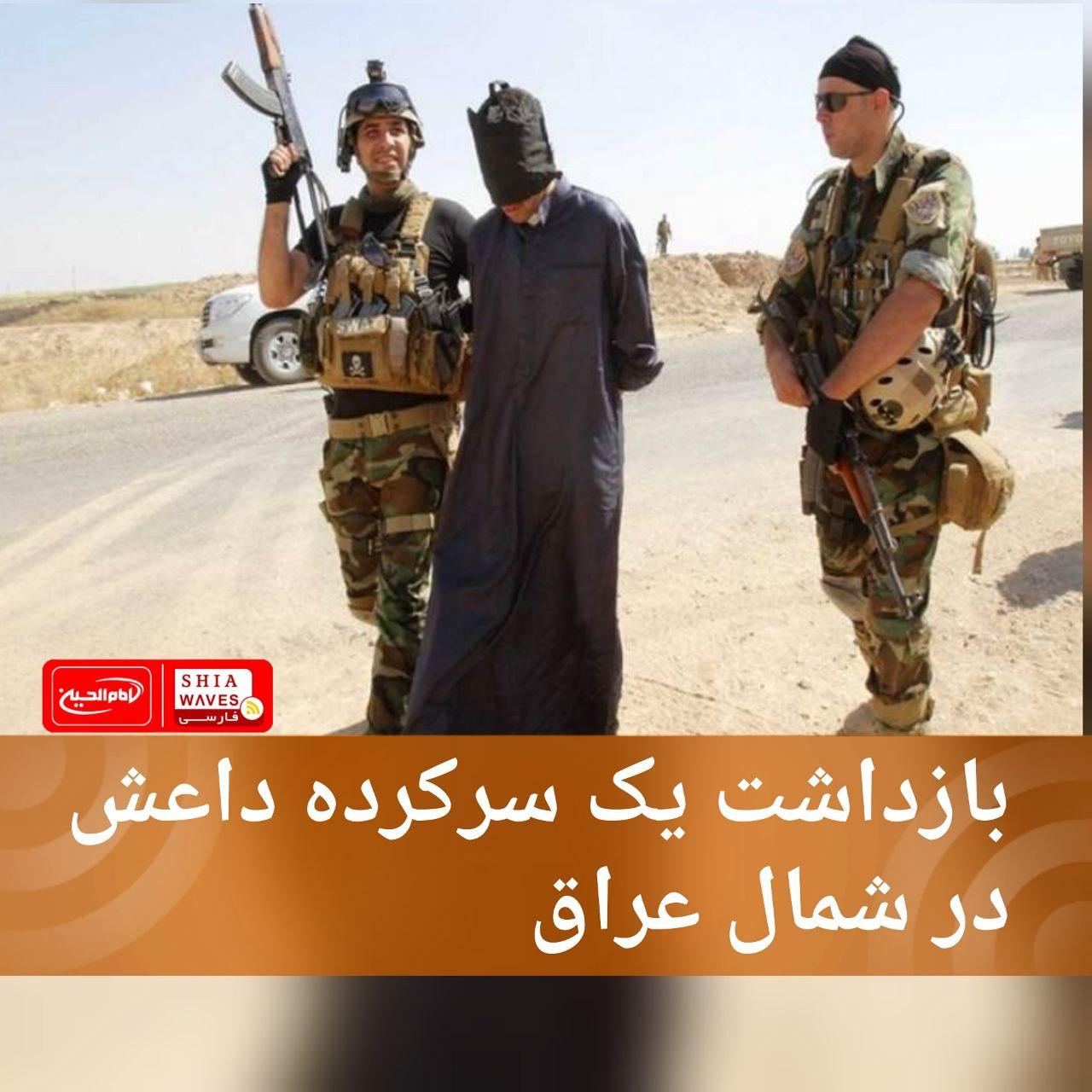 تصویر بازداشت یک سرکرده داعش در شمال عراق