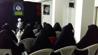 تصویر برگزاری جلسه هفتگی حوزه علمیه بانوان کربلای معلی