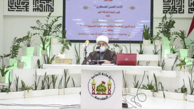 تصویر برگزاری کنفرانس بین المللی امام حسن عسکری علیه السلام در حرم مطهر حسینی