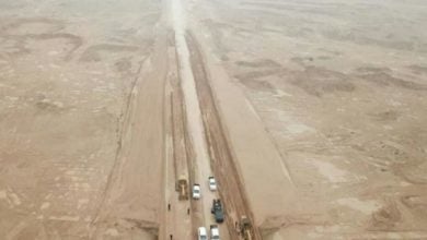تصویر پروژه جاده ای برای حجاج از نجف به عربستان