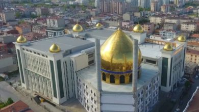 تصویر پایان ساخت بزرگ ترین مسجد شیعیان در بخش اروپایی ترکیه