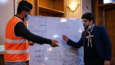 تصویر آموزش تیم‌های امدادرسان به زائران حرم های مطهر حسینی و عباسی