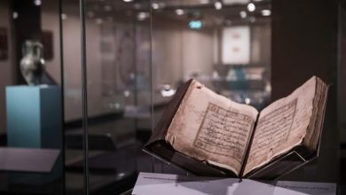 تصویر نمایش قرآن‌ های خطی نایاب در موزه تمدن اسلامی شارجه