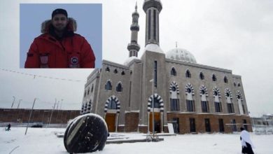 تصویر ساخت اولین مسجد در جنوب غربی قطب شمال