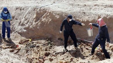 تصویر کشف گور دسته ‌جمعی با ۴۰۰ جسد در شمال عراق