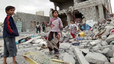 تصویر کودکان بزرگ ترین قربانیان جنگ یمن