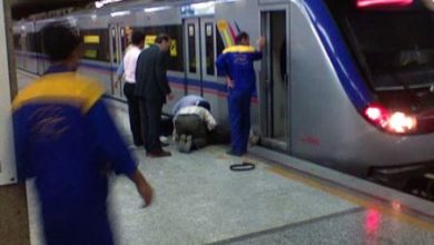 تصویر خودکشی یک شهروند افغانی در ایستگاه متروی تهران