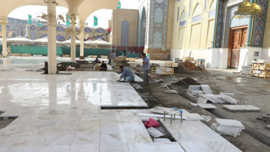 تصویر پروژه بازسازی صحن باب المراد در آستان مقدس کاظمین علیهما السلام