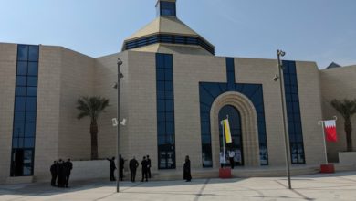 تصویر افتتاح بزرگ ترین کلیسای کاتولیک خلیج فارس در بحرین