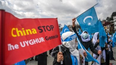 تصویر حبس زن اویغور به ۱۴ سال زندان بدلیل آموزش مفاهیم اسلامی در سین کیانگ چین