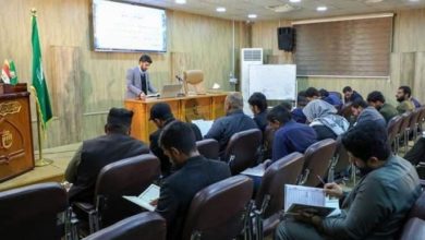 تصویر آغاز اولین طرح آموزشی مرکز قرآنی آستان مقدس عباسی در شهر مقدس نجف