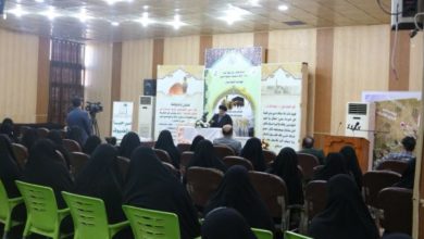 تصویر برگزاری نشست فرهنگی «امام علی علیه السلام صدای عدالت انسانی» در عراق