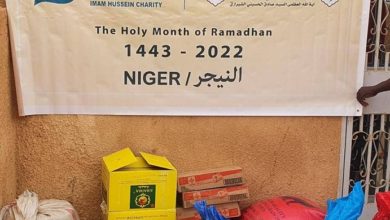 تصویر توزيع سبدهاى غذايى در كشور نيجر