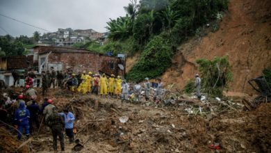 تصویر ۸۰ نفر آخرین آمار تلفات بارش‌های سیل‌آسا و رانش زمین در برزیل