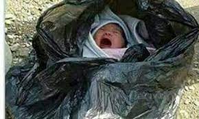تصویر رها شدن پنج هزار نوزاد در ۱۰ روز در خیابان‌های ایران