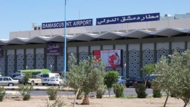 تصویر بازگشت فرودگاه بین‌المللی دمشق به حالت عادی